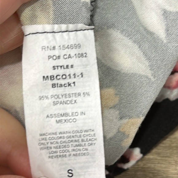 Bee Uniq floral faux wrap dress size small - Picture 9 of 9